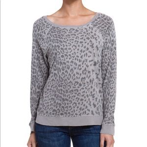 Current Elliot Leopard Long Sleeve  size 1